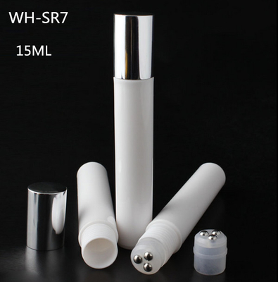 15ml cosmetic roll on bottle with three  stainless steels