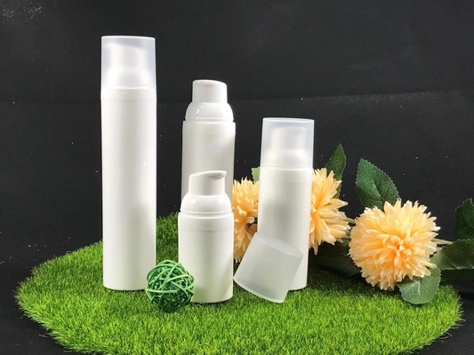 Empty pp material 30ml 50ml 75ml 100ml cosmetic plastic big capacity airless lotion pump bottle