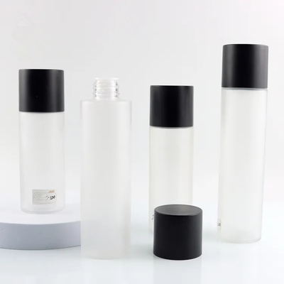 Packing Cometic Tall Lotion Bottles Lotion Bottle 120ml 150ml 180ml 200ml Black Color Skincare Cream Container