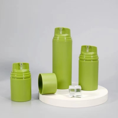 Silk-screen printed Twist-up airless pump for sustainable Green packaging