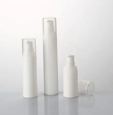 High quality tall and slim airless vacuum pump bottle 15ml 30ml 50ml lotion bottle cosmetic