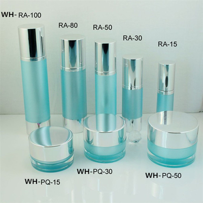 New Design 30g Cream Jar and 15ml 30ml 50ml 80ml 100ml Lotion Bottle Acrylic Cosmetic Packaging Set