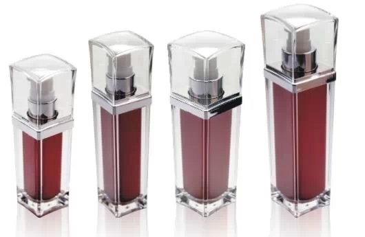 square 15ml 30ml 50ml 100ml essence cosmetic acrylic bottle packaging