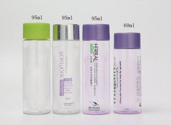 60ml 100ml  Luxury Custom Cosmetics Packaging Set Empty Skincare Pump Face Toner Bottle Lotion Serum plastic Bottle