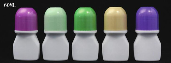 empty 50ml  plastic roll on cosmetic body cream milk bottle packaging