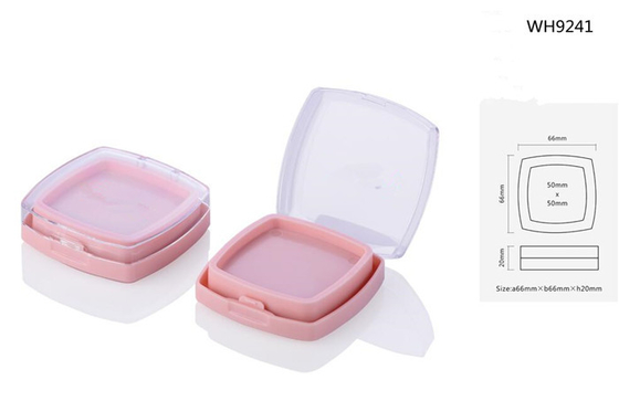 Custom 2 color empty powder case cosmetic box