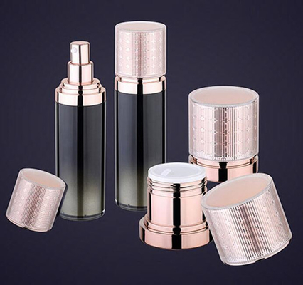 30ml 50ml Luxury empty  cosmetic pump airless bottle packaging