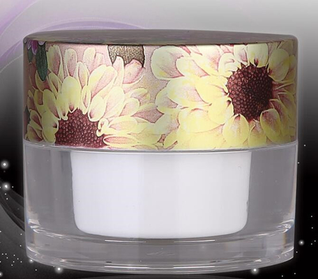 empty 5ml fancy  acrylic cosmetic packing jars for eye care cream