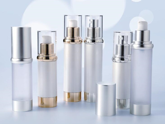 China supplier manufacturer 30ml  50ml luxury airless cosmetic bottle