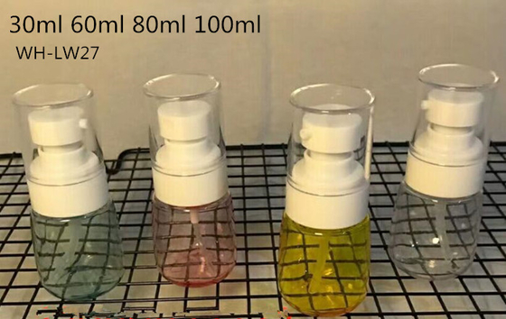 empty 30ml 60ml 80ml 100ML  plastic PET cosmetic fine mist spray bottle