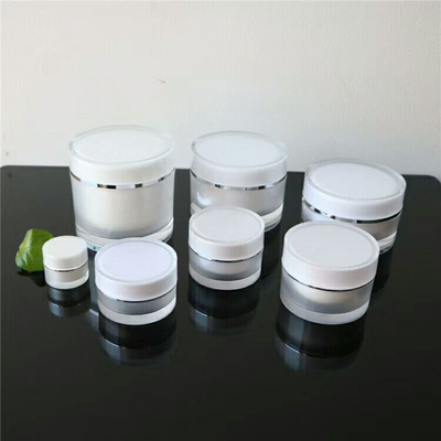 5g 10g 15g  30g 50g 100g 200g Acrylic round  Cosmetic Jar Pearl Color cream jar