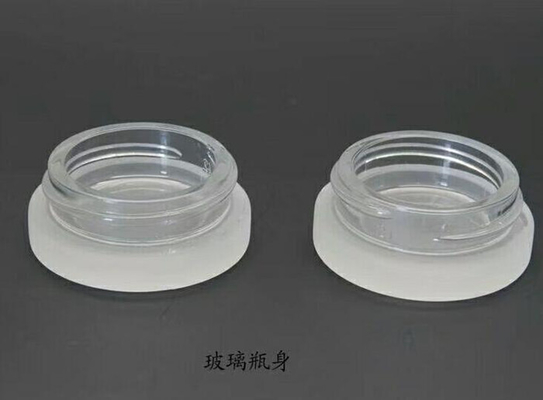 5mls 5gr cosmetic glass jar for eye cream Lipstick cream  bottle  Sesame cream pot packaging with bamboo cap