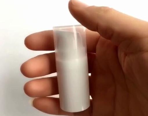 Promotional  mini small 5ml 10ml 15ml  cosmetic packing cheap airless plastic bottle