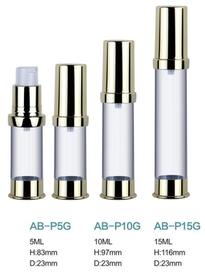 Wholesale Lotion Bottle Various Capacity Cosmetic Airless Pump 5ml 10ml 15ml  Lotion Bottle