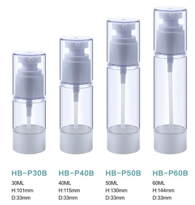 AS cosmetics bottles 30ml 40ml 50ml 60ml  skin care lotion airless pump bottle