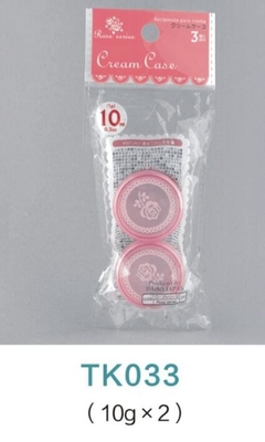 10g x2  skin care Plastic Cosmetic jar Travel Spray Bottle Set