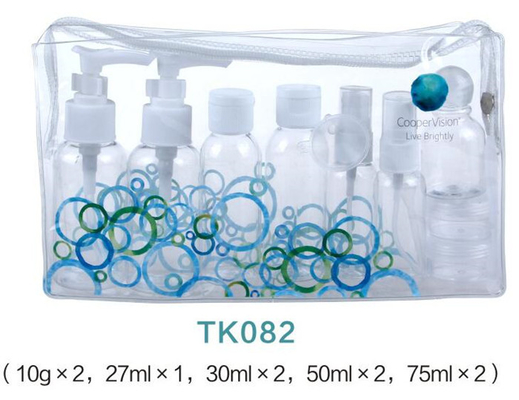 factory 10g plastic jar  30ml 50ml 75ml  PET travel bottle set for travel packaging travel kit