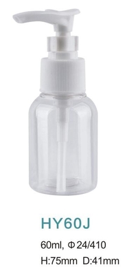 Chinese manufacturer Custom 60ml transparent PET recycled  Empty Plastic Bottles For cosmetic