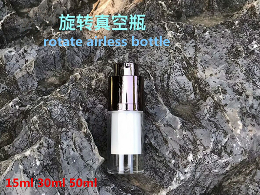15ml 30ml 50ml double wall empty airless pump bottle cosmetic