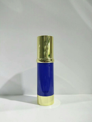 plastic 30ml blue airless cosmetic dispenser pump bottle wholesales