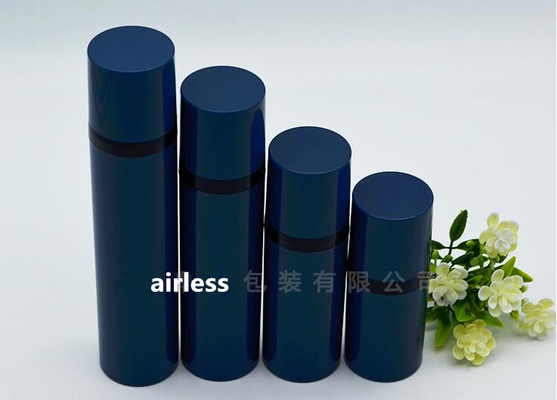 30ml 50ml 75ml 100ml men's skin care bottle packaging, 50ml glossy black cosmetic airless bottle packaging