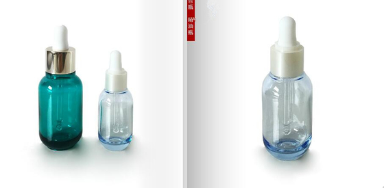Amber serum 30ml cosmetic  frosted essential oil dropper bottle