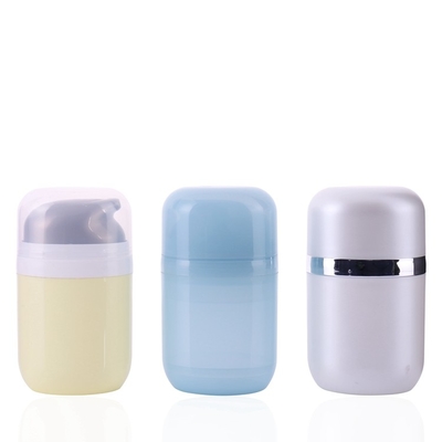 new designp PCR cosmetic empty pp bottles set 4oz1.66oz airless pump bottle  for facial cream