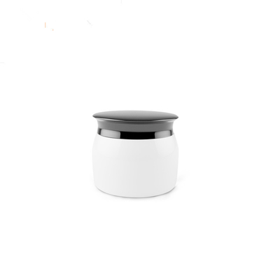Plastic PP Double Wall Cream Lip Balm Ointment Jar with Lid for Cosmetic Body Butter Containers