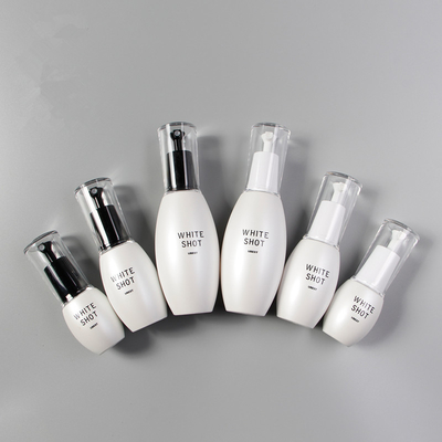 Japanese-style minimalist chunky oval plastic spray bottle cute 50ml100ml essence lotion bottle skin care set