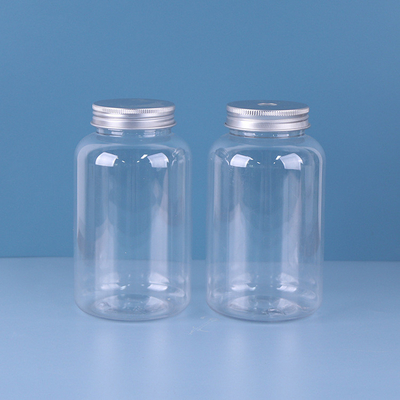 53mm tooth wideth mouth  Food Grade plastic jar milk tea can with aluminum lid