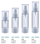 30ml 40ml 50ml 60ml  cylinder clear  Cosmetic Lotion Pump Bottle