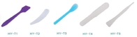 Plastic PP Cosmetic Face Mask Cream Spoons clear cosmetic spatula pp write cosmetic spatula