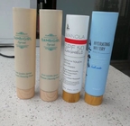 High Quality Soft Touch package Skin Care Plastic Cosmetic Packaging Tube with bamboo lid