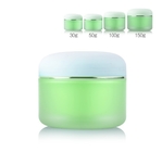 30g 50g 100g 150g High Quality Plastic Empty Double Wall Round Cream jar lip balm Jar 1oz