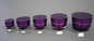 Wholesale Custom purple 5gram  10gram  15gran 30gran  50gram empty face or eye cream cosmetic plastic acrylic jar