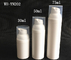 75ml 50ml 30ml  hot sale cheap round cosmetics white cylindrical  airless pump bottle