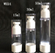 15cc  30cc 50cc  plastic  cosmetic ABS  airless bottle in clear cap