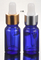clear blue amber green 10ml boston round plastic PET dropper bottle 0.33oz essential oil bottles