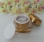 50ml 2x25ml cosmetic square dual chamer  divided jars with 2 compartments