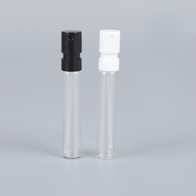 1ml 1.5ml 2ml Empty Pocket Custom Cosmetic Mini Round Plastic Cap Spray  Perfume Bottle