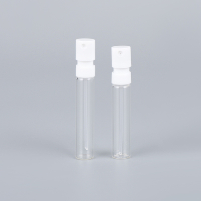 1ml 1.5ml 2ml Empty Pocket Custom Cosmetic Mini Round Plastic Cap Spray  Perfume Bottle