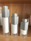luxury square cosmetic bottle 50ml 30ml 15ml  Skincare Cosmetic Airless Dispenser Twist Lotion Pump Bottle