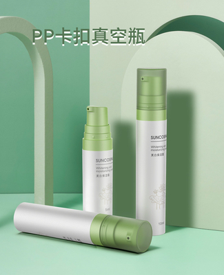 PP small snap vacuum flask lotion cream dispensing bottle foundation sample bottle cosmetics dispensing vacuum flask