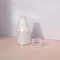 Glossy White Plastic 1OZ  Airless Pump Bottle For Cosmetic Packaging For Skincare Cosmetic Face Serum