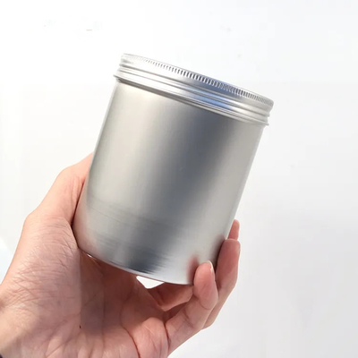 empty 350ml Silver Round Metallic Can Wide Tins Tin Container Metal Packaging Cans Waterproof Aluminum Enclosure Box