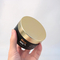 Matte Black 1OZ 2OZ 3OZ 4OZ 5OZ 8OZ Round Plastic Cream Cosmetic Scrub Jar With Gold Lid For Body Butter Matte Container