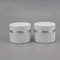 Manufacturer 5g 15g 30g 50g Matte White Flat Aluminum Can With Inner Glass or PP jar inside for UV Nail Gel