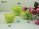 30g 50g 80g Acrylic Square Cosmetic Acrylic Jars for skincare