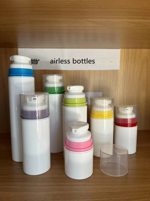 30ml 50ml 100ml 150ml 200ml cosmetics  airless lotion pump PP bottle airless with vacuum plug