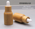 0.35 ounce 10ML empty cosmetic  bamboo dropper bottle for skin care
